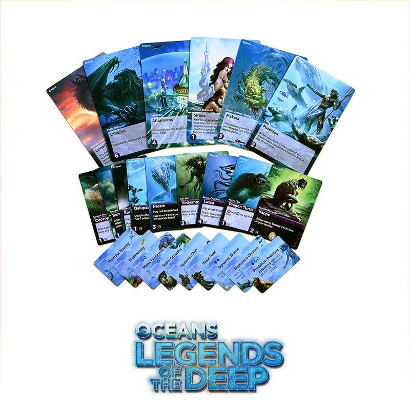 Oceans Expansion: Legends of the Deep Kickstarter Promo Cards