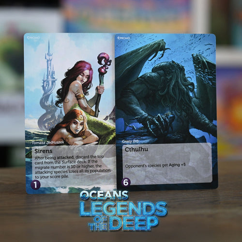 Oceans Expansion: Legends of the Deep Kickstarter Promo Cards