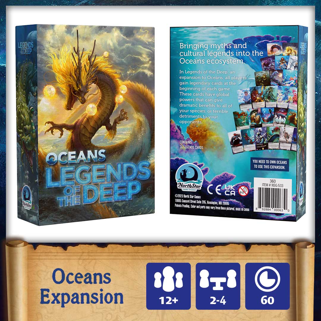 Buy Oceans: Legends of the Deep Board Game | NorthStar Game Studio ...
