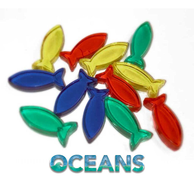 Oceans:  Acrylic Fish.