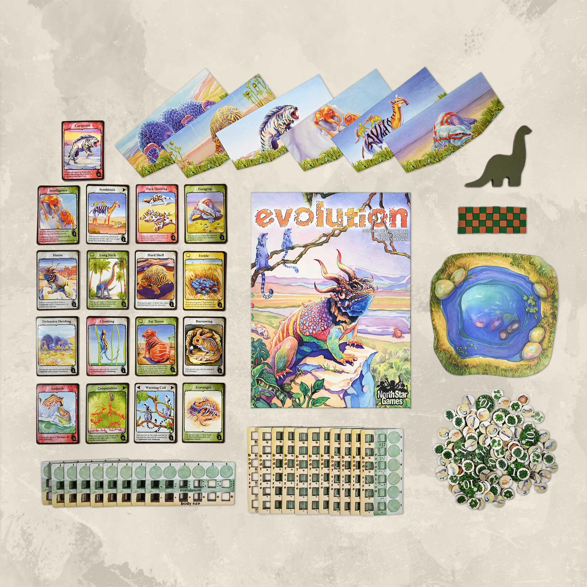 Trojaanse paard bord studio Evolution Strategy Board Game - Adapt to Survive!