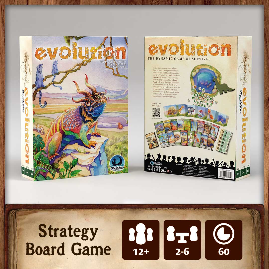 Evolution Strategy Board Game Adapt to Survive!