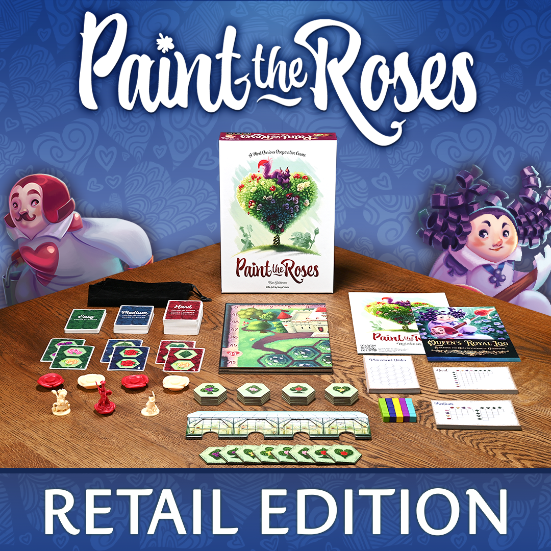 North Star Games Paint The Roses Board Game Cardboard